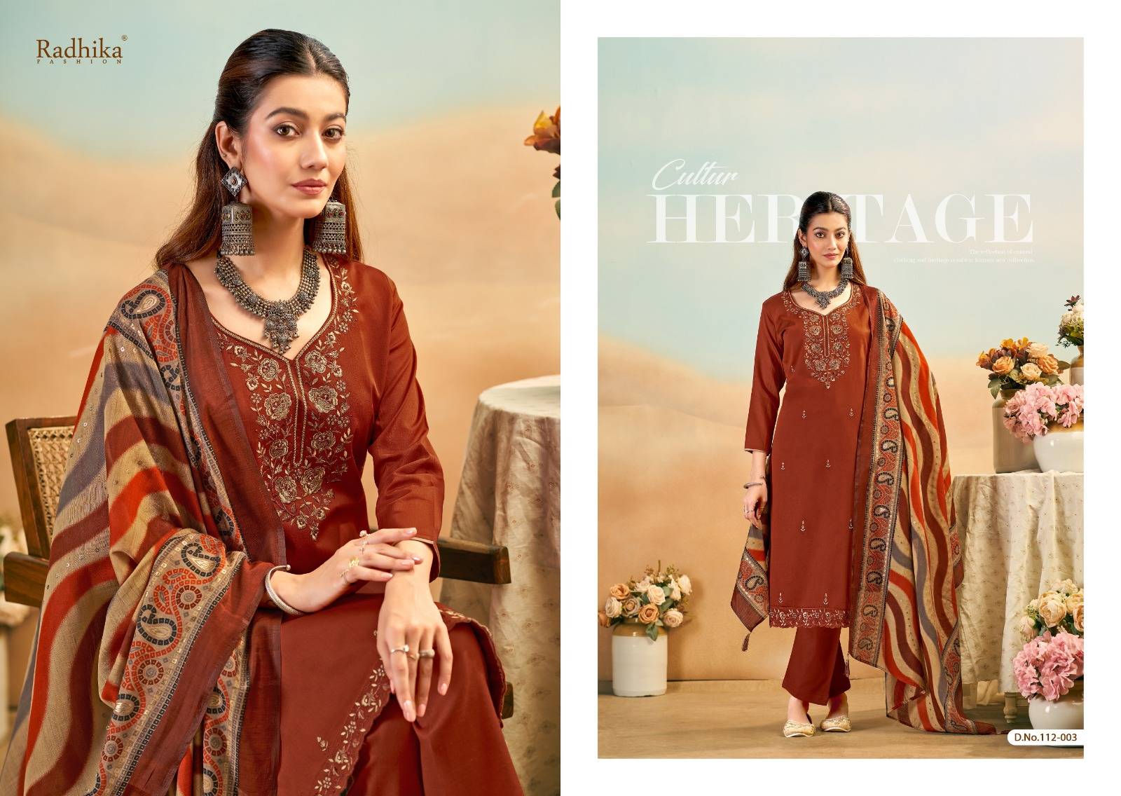  SHAFINAZ BY Azara 112-001 TO 112-006 SERIES Pakistani Stylish Embroidered pure heavy zam cotton Dresses At Wholesale Price